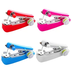 Mini Sewing Machine Fast Stitch Labor-saving Fabric Clothes Sewing Tool Handheld Quick Stitching Supplies Portable Sewing Machin