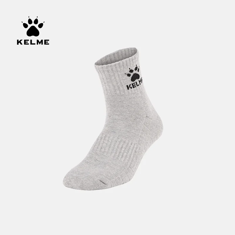 KELME Professional Sports Cotton Socks Breathable Sweat Absorbing Basketball Socks Exercise Fitness Men\'s Cotton Socks K15Z907