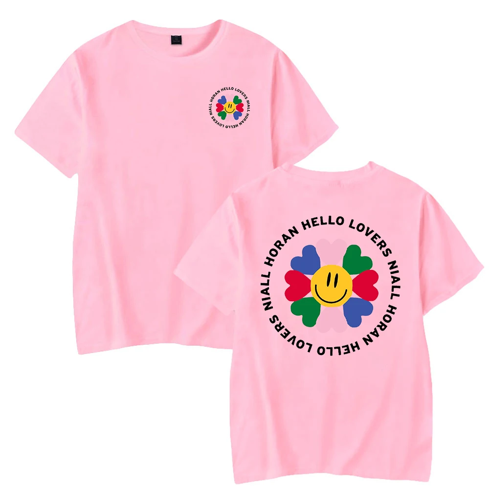 2026 Niall Horan Hello Lovers Lavender T-shirt Crewneck Short Sleeve Tee Men Women's Tshirt Harajuku Streetwear Fashion Clothes