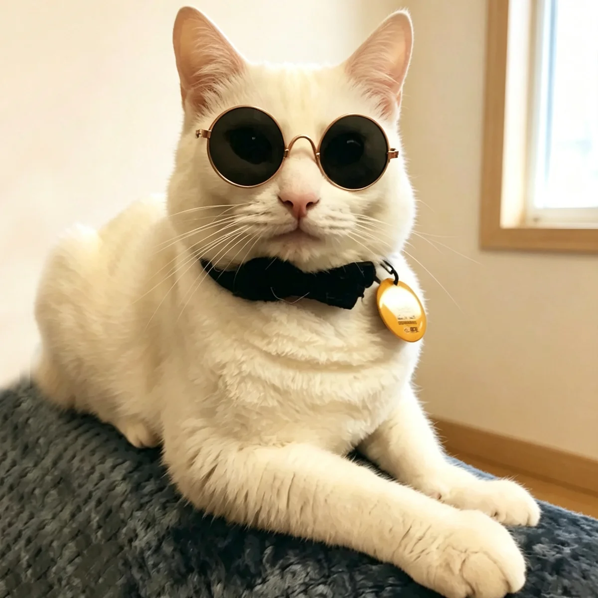 1 Pc Pet Sunglasses Cats & Dogs Fasion Fun Cosplay Glasses Classic Retro Round Photography Props