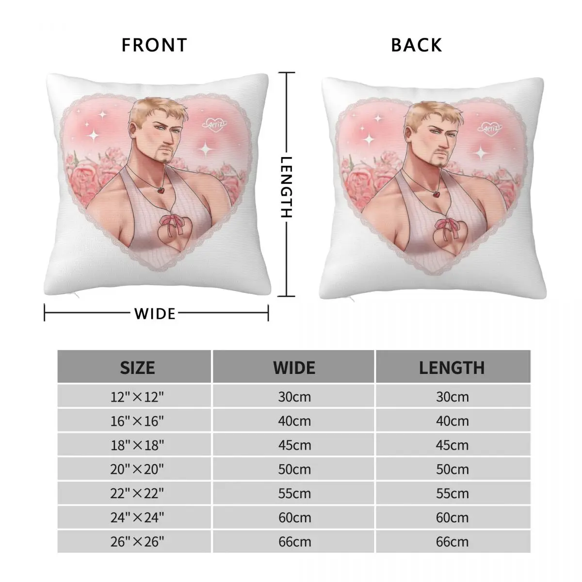 Reiner Braun Coquette Pillowcase Polyester Linen Velvet Pattern Zip Decor Car Cushion Cover