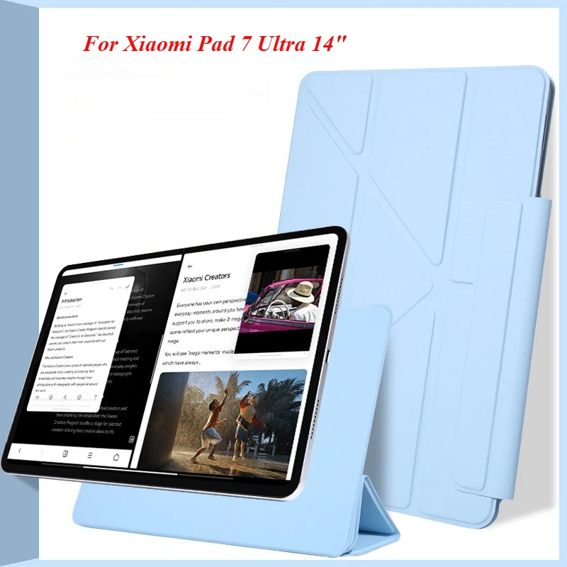 Foldable Strong Magnetic Smart Tablet Case for Xiaomi Pad 7 Ultra 14 2025 14 inch Case Tablet Protective Cover