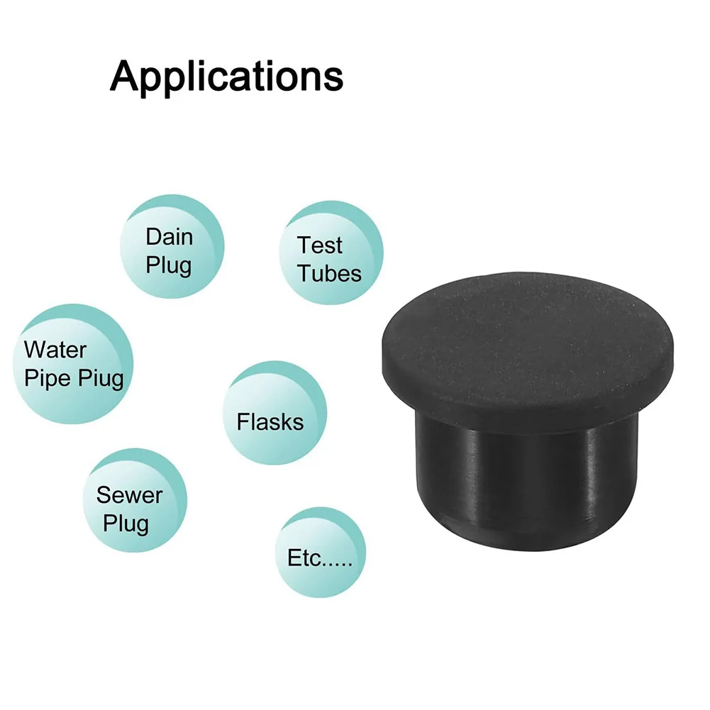 Silicone Rubber Hole Stopper Set 12PCS for 9mm 10mm 11mm 12mm 13mm 14mm Sized Openings in Lab Tables and Storage Compartments