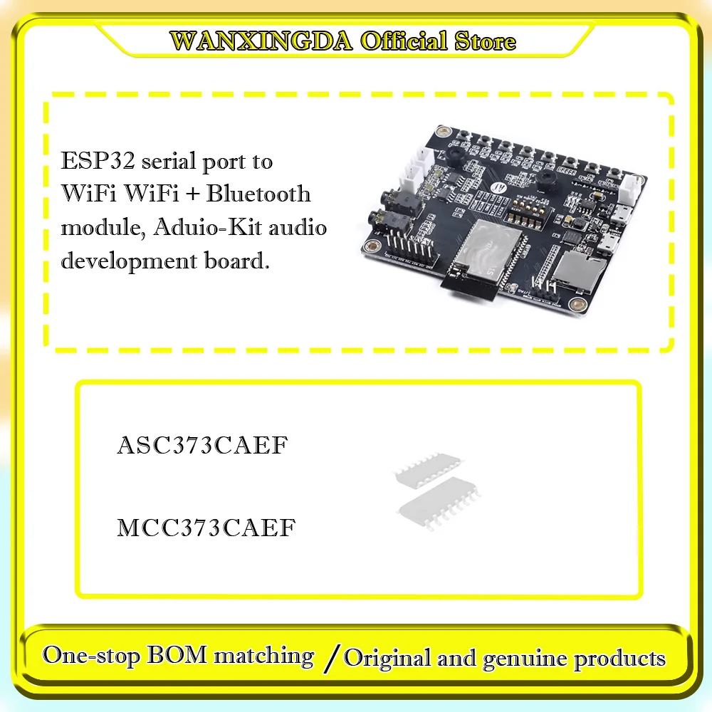 AS44CC373  ASC373CAEF  AS44CC373CAEF MCC373CAEF Bluetooth module ESP32 serial to WiFi Aduio-Kit audio development board