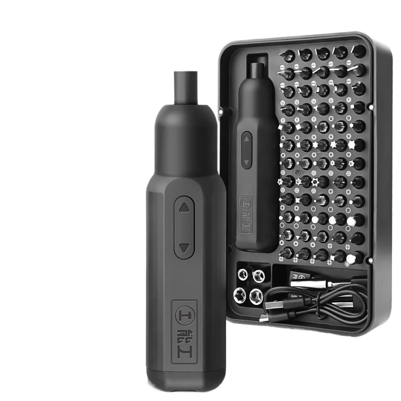 

Electric screwdriver rechargeable type household high torque screw batch drill bit sleeve