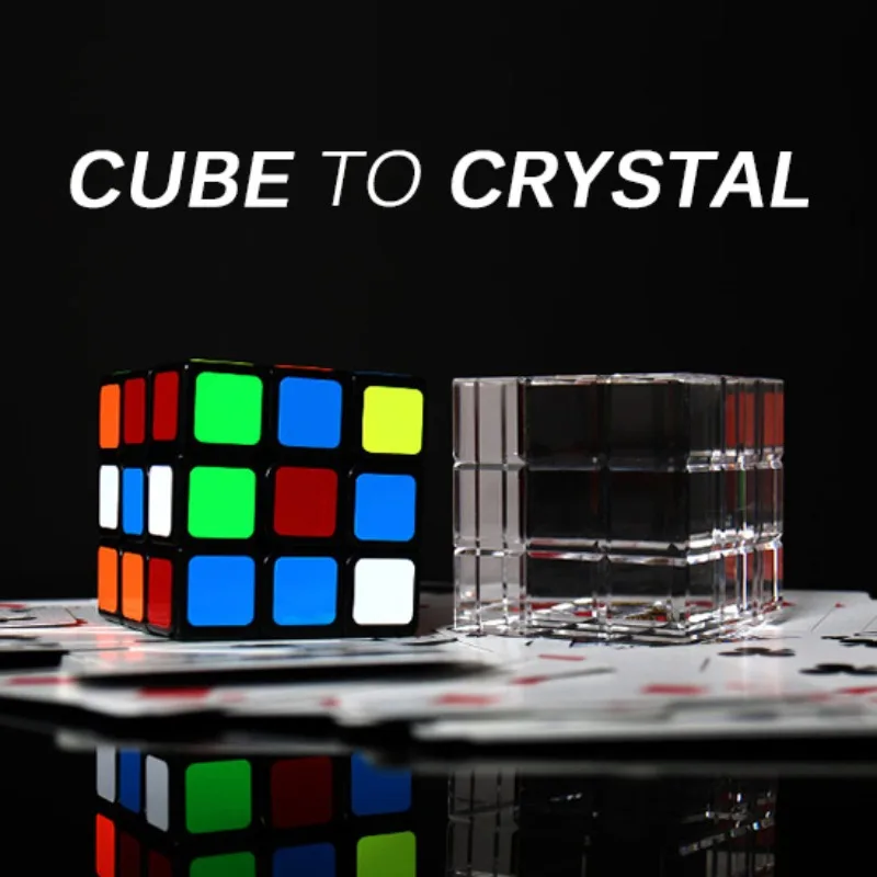 Cube To Crystal Close Up Magic Tricks Magic Cube Magia Magie Magicians Prop Illusion Gimmick Tutorial