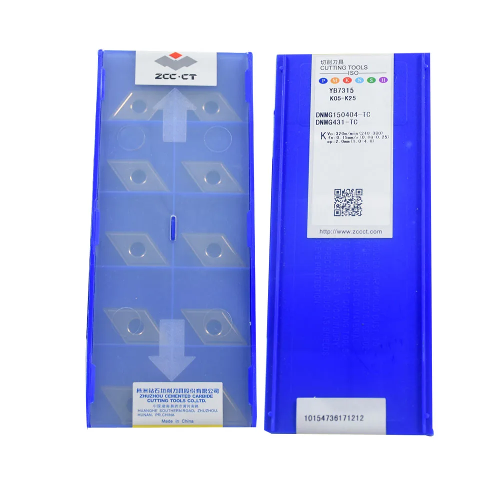 Ban Đầu DNMG150404-TC YB7315 CNC Carbide Miếng Tiện Dụng Cụ Xoay Cho Đúc