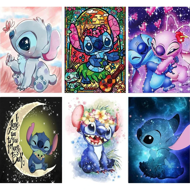 

New 5d Cartoon Flowers Sticker Diy Diamond Full Diamond Diamond Sticker Decorative Gift