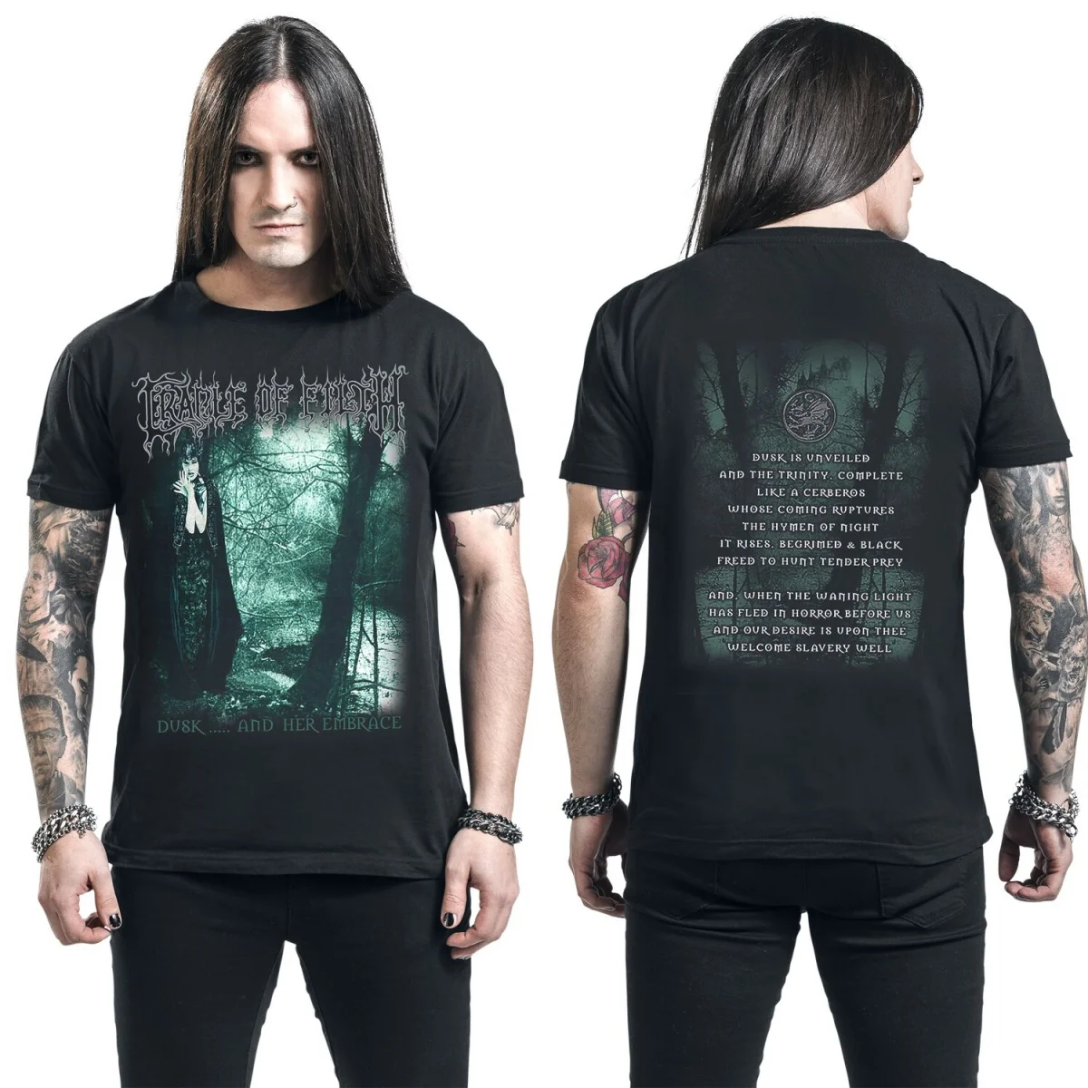 Cradle of Filth Graphic Cotton T-shirt Unisex Summer Short Sleeve Fashion Brand Tee Luxury Casual Vintage Tees