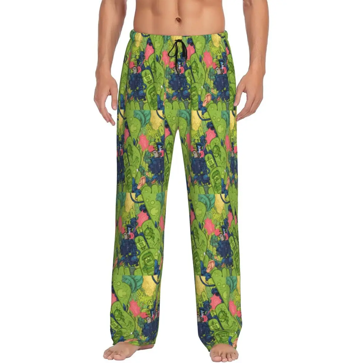 

Custom Men's R-Regular Show Pajama Pants Print Cute Anime Sleep Sleepwear Bottoms with Pockets