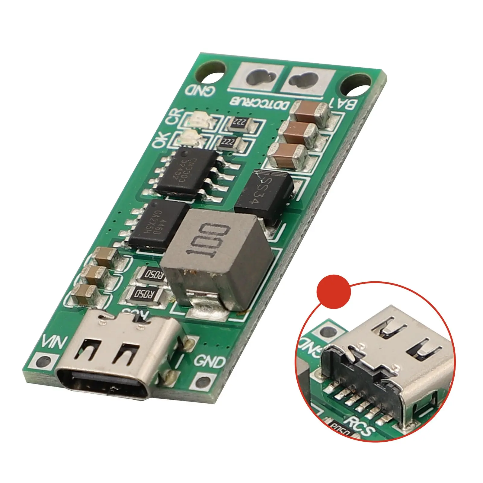 2S 3S 4S 1A 2A Tipo-C DC 3.7V 5V Naar 8.4V 12.6V 16.8V Step-Up Boost Lipo para equipamento elétrico ferramenta acessório