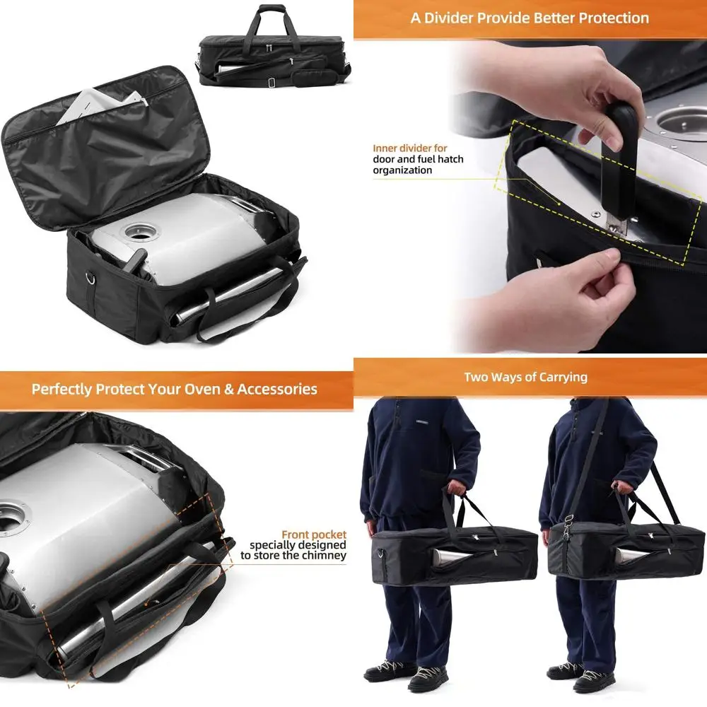 

Ooni Karu 12 & 2 Padded 6mm Outdoor Carry Case with Pockets for Pizza Oven Accessories, Heavy-Duty & Water-Resistant (Oven Not I