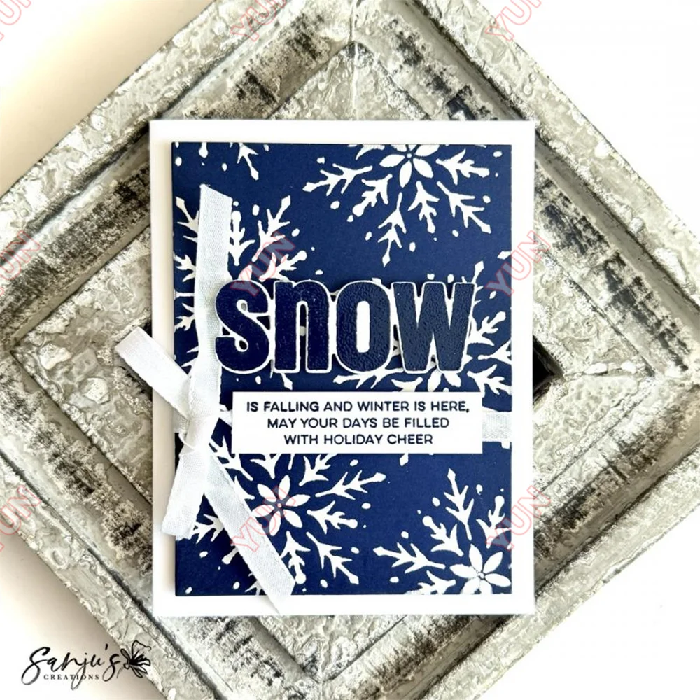 2024 Christmas Sentiments Postage Stamps Gingerbread Frame Post Card Dies Stencil Cut DIY Scrapbooking Diary Home Gift Card Mold