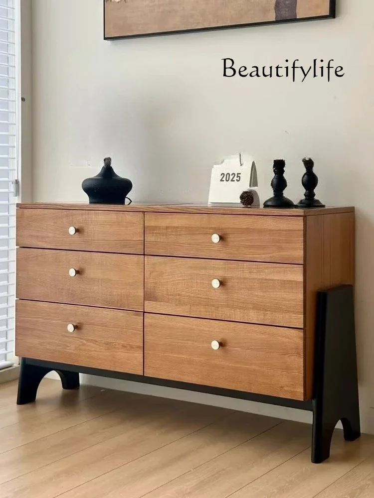 

Medieval solid wood retro bedroom locker household dressing cabinet display designer high-end fashion