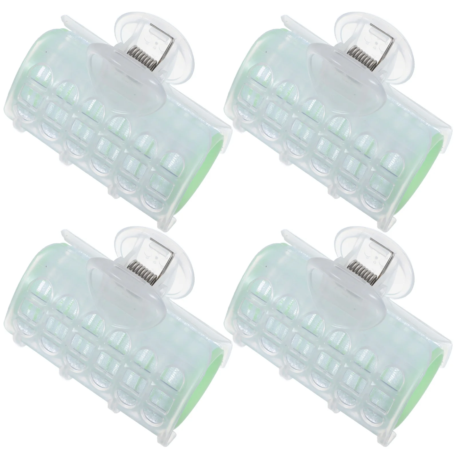 

4Pcs Plastic Hair Curlers Fine Workmanship Lightweight Easy to Use Curlers for DIY Styling and Professional Hairdressing