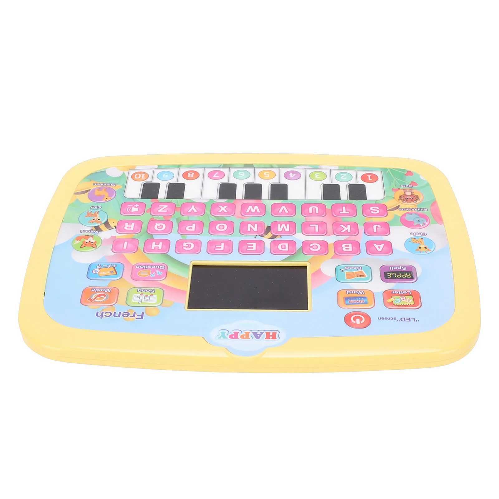 Tablet Educacional para Crianças com Tela LED, Aprendizado de Alfabeto, Números e Histórias, Brinquedo Educativo