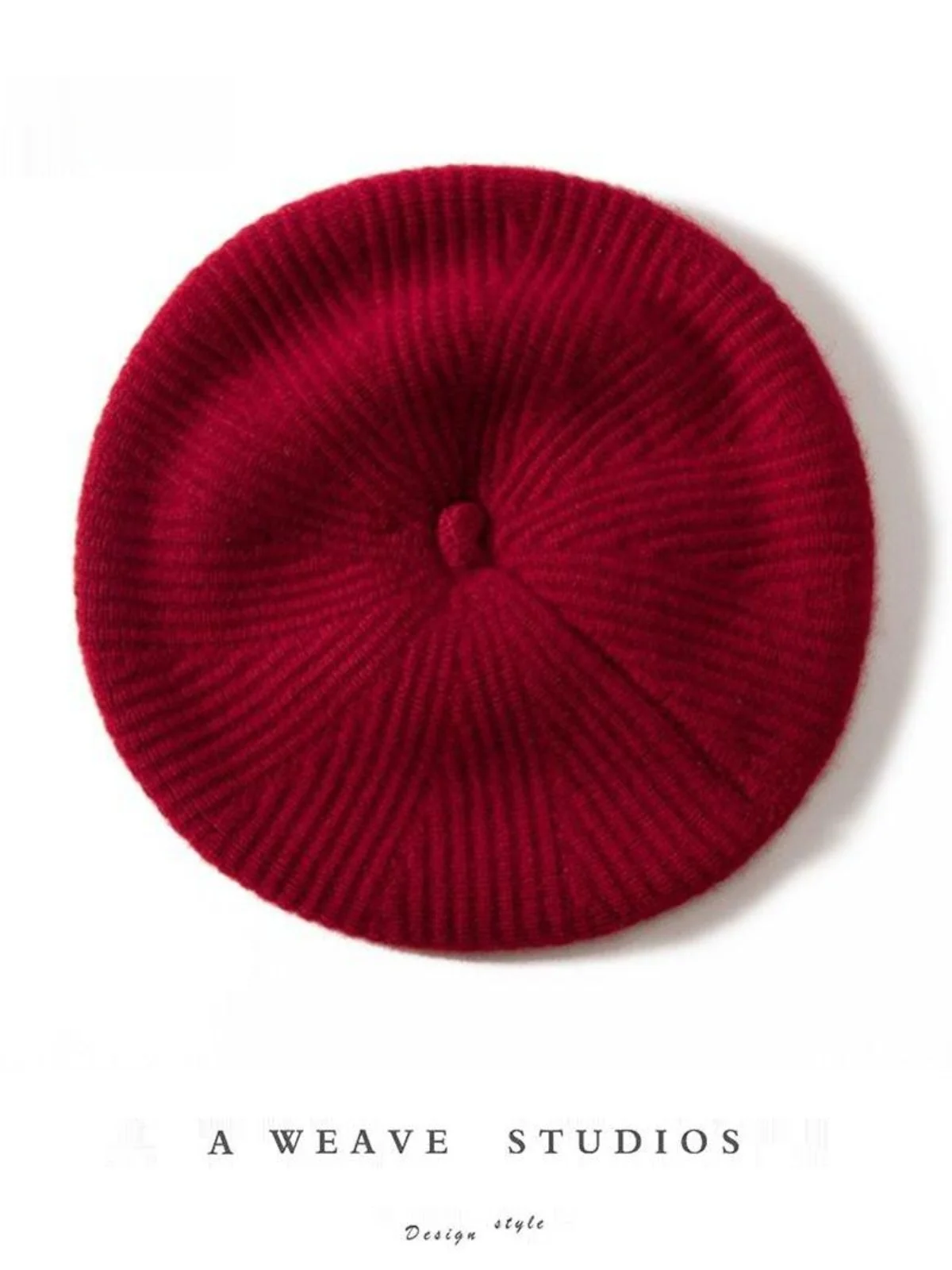 briti-retro-00-pure-camere-women's-autumn-winter-korean-painter-red-beret-hat-large-head-circumference-hat