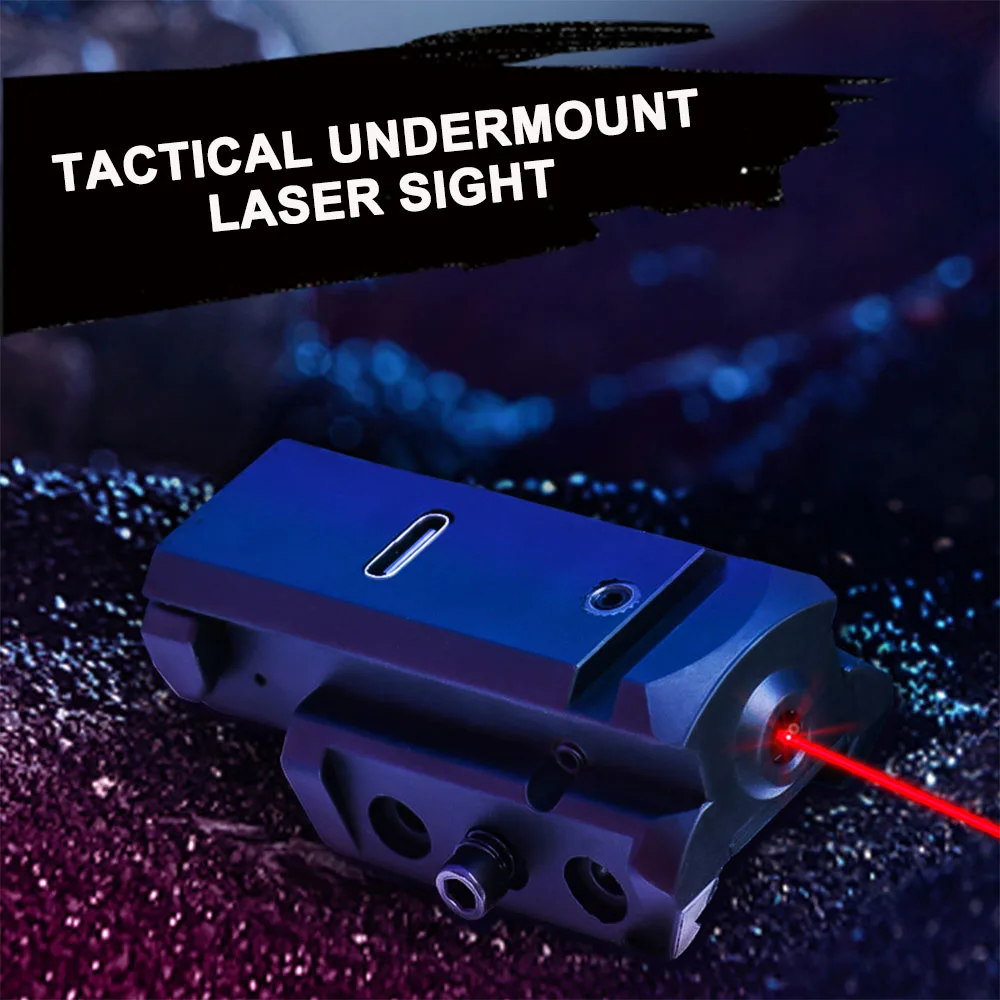 

Tactical Laser Sight Airsoft Double track Red Green Laser Locator USB Tup-C Charging Cable Compact Shockproof Sight for Hunting