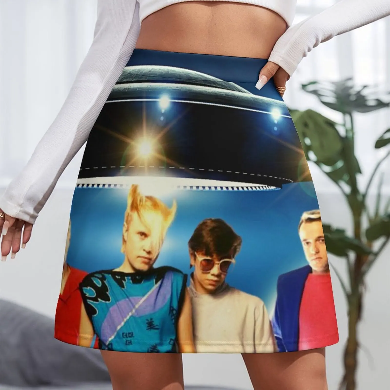 A FLOCK OF SEAGULLS NEW VERSION Mini Skirt กระโปรงสําหรับสาวเสื้อผ้ากระโปรงมินิสําหรับผู้หญิง Mini