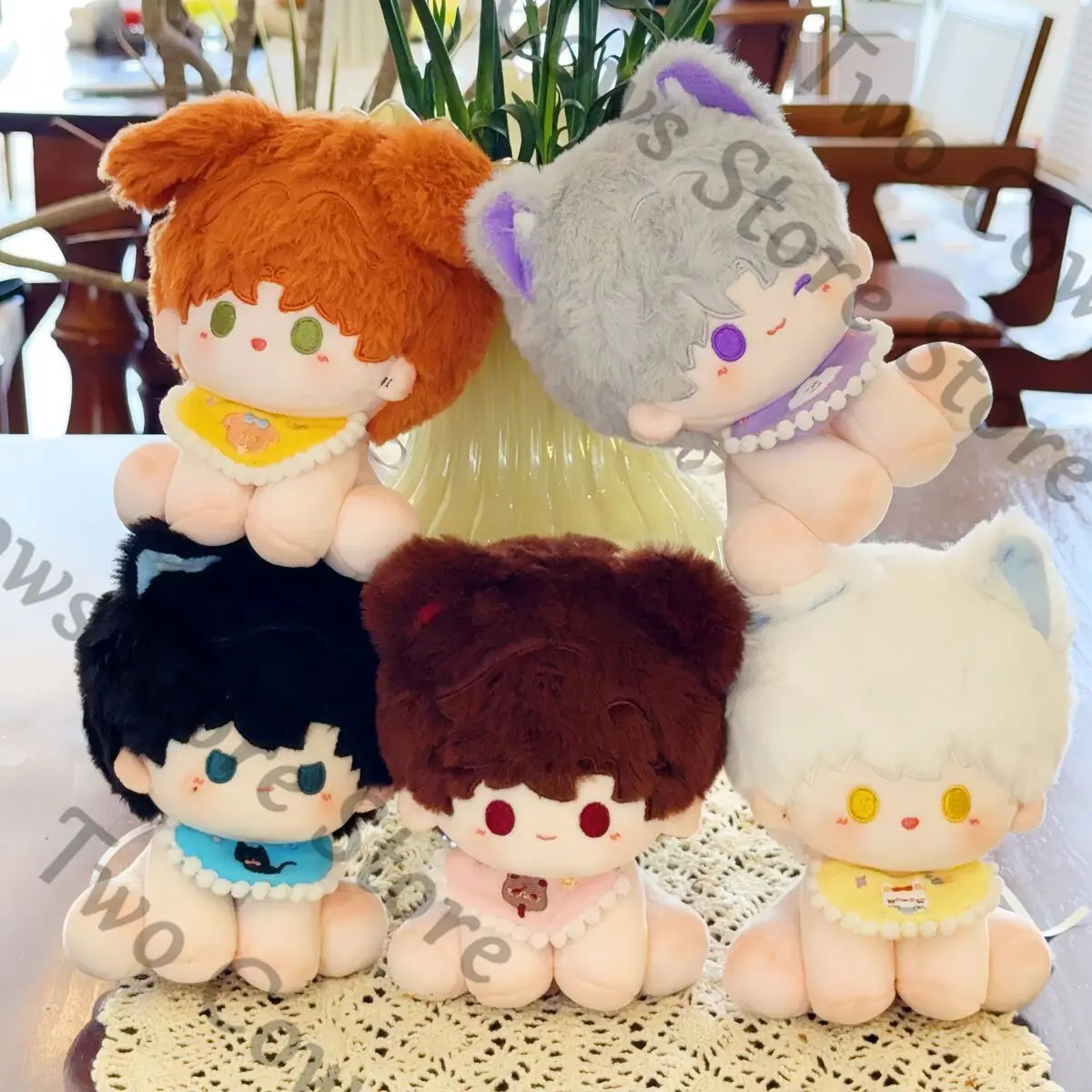 

15 см аниме игра свет и ночь Kawaii косплей хлопковая кукла тело мультфильм поза сидения мягкие плюшевые игрушки фигурки фанаты подарки