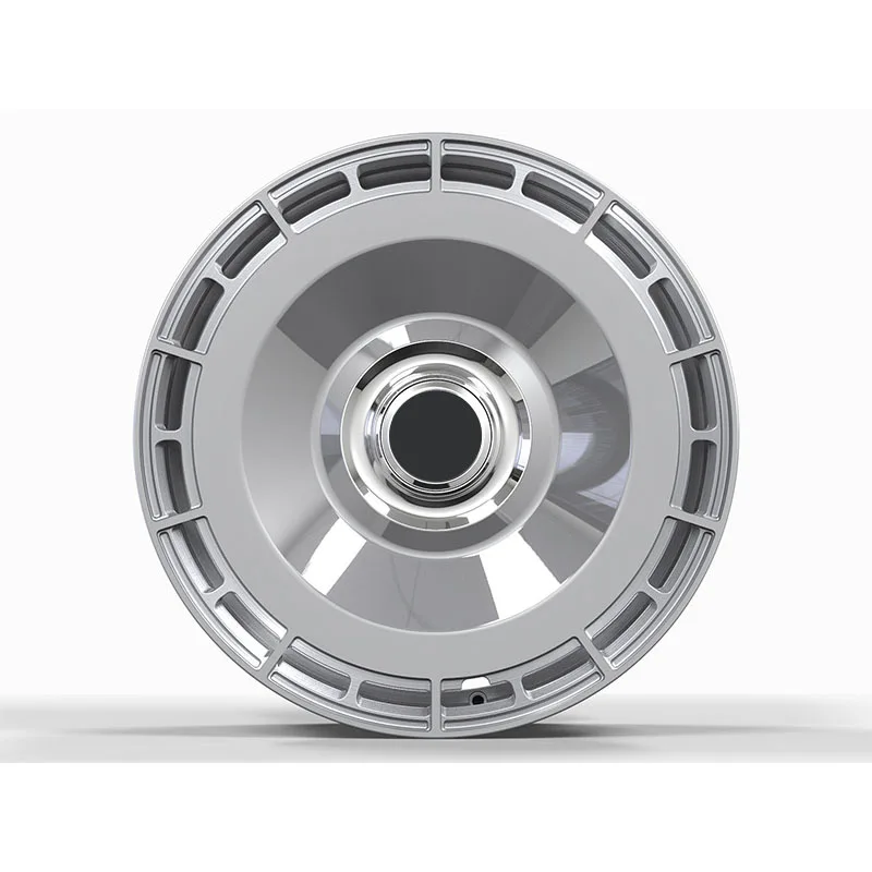 Custom 15-22 Forged Racing Car Wheels Brightly Polished Aluminum Alloy With Spokes