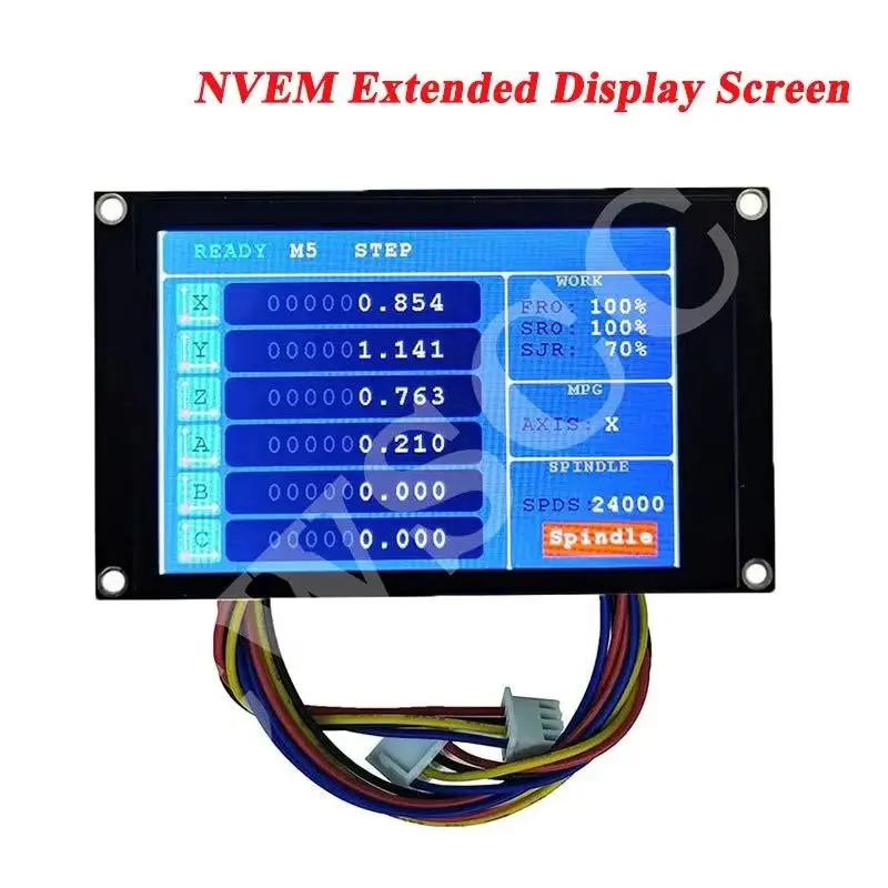 

NVEM extended screen Mach3 control card extended display 6-axis display CNC accessories