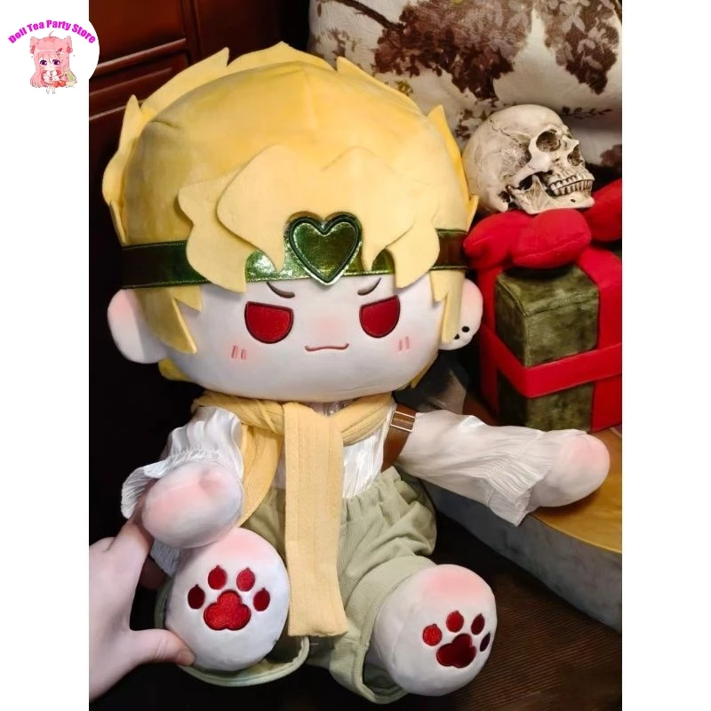 40cm Dio Brando Sitting Posture Toys Plushie Anime Attributes Plush Stuffed Doll Body Puppet Dress Up Plushie Pillow Cosplay