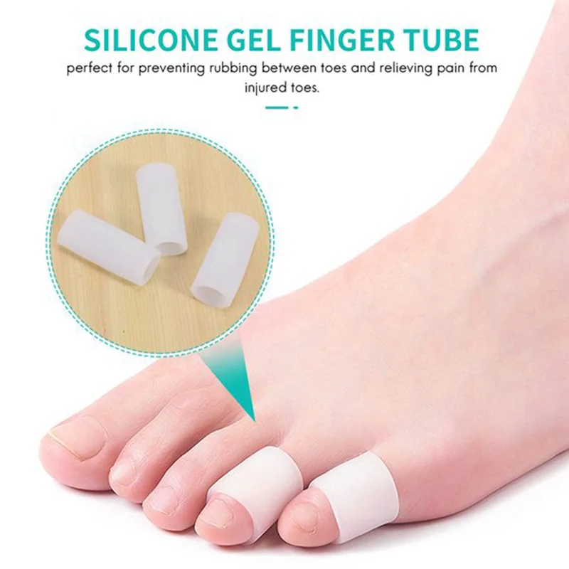Zehen Finger Schutz Fußpflege Werkzeuge Silikon Gel Finger Tube Finger Schutz Schutzhülle Zehen Abdeckung