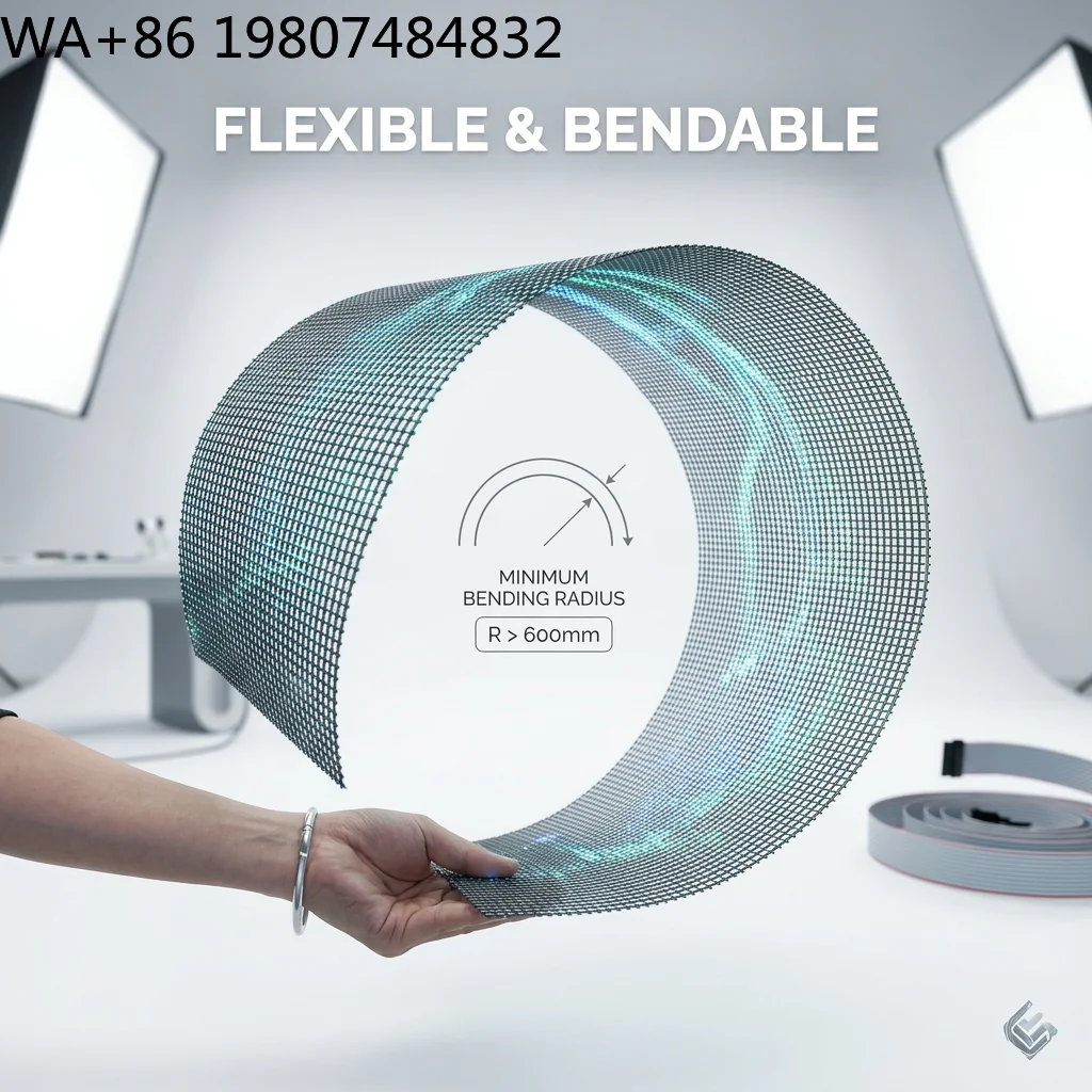 3D Holographic Adhesive LED Wall P3.91 P7.82, Flexible Naked-eye Display for Glass Window Advertising, AliExpress