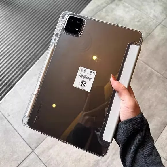 

Ice Crystal Acrylic Case For Xiaomi Pad 7 7Pro 11.2 6 5 Pro 11 Poco Pad 5G 12.1 RedmiPad SE 8.7 11 Pro 5G 12.1 With Pen Slot