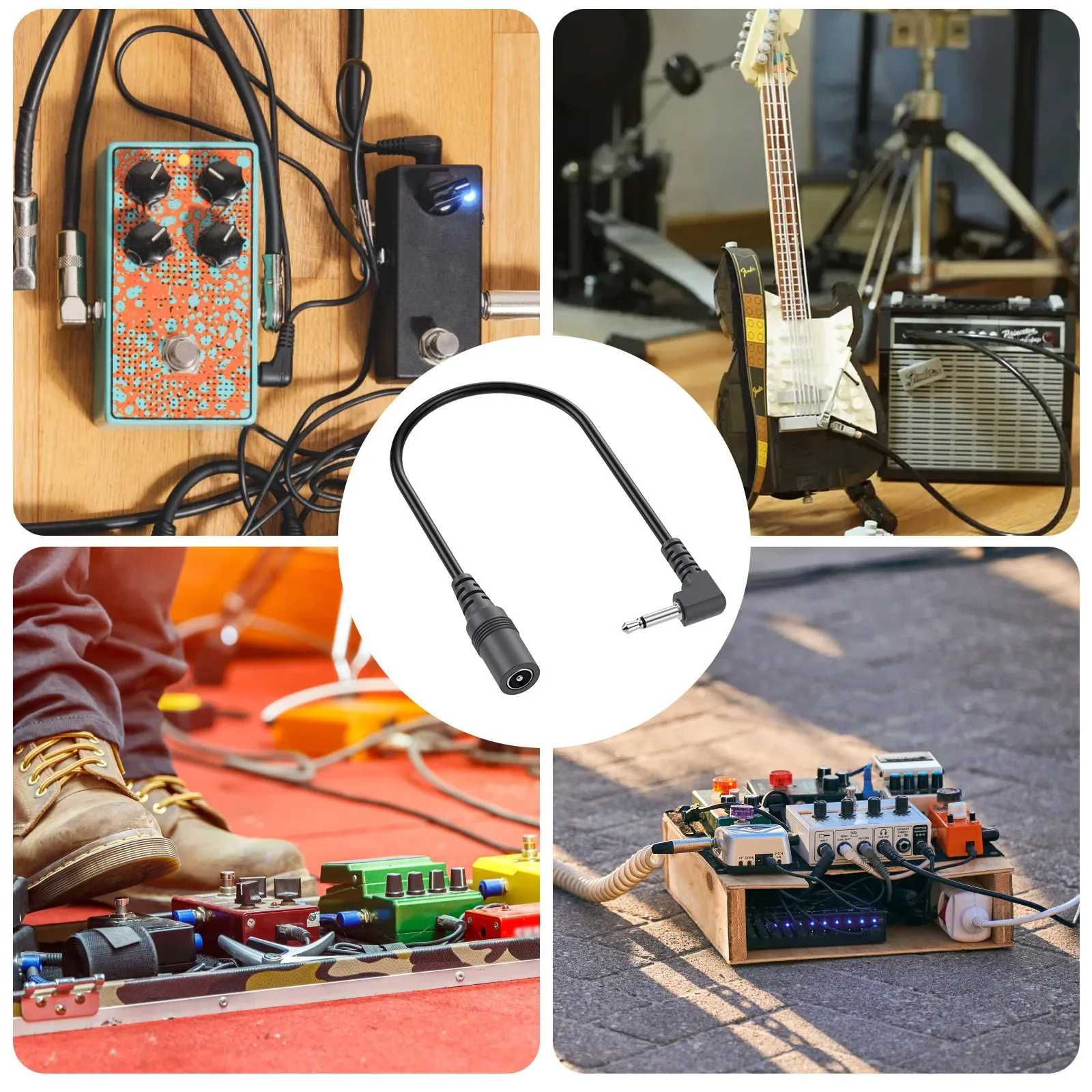 كابل محول لإمداد الطاقة ، خط تيار مستمر للإلكترون إكس ، إيه ، دود ، غيتار ، دواسات تأثير ، هارمونال ، Harmonio ، من من من من من ؟ ،