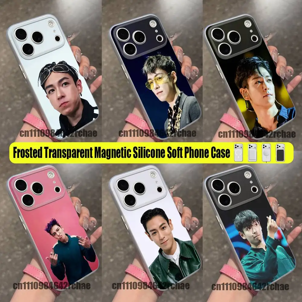 For Choi Seung Hyun T.O.P Phone Case For iPhone 15 17 12 14 13 16 11 E Max Plus Air Pro Mini For Magsafe Magnetic Clear