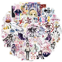 50pcs Cartoon Magical Girl Madoka Graffiti Stickers Suitcase Motorcycle Notebook