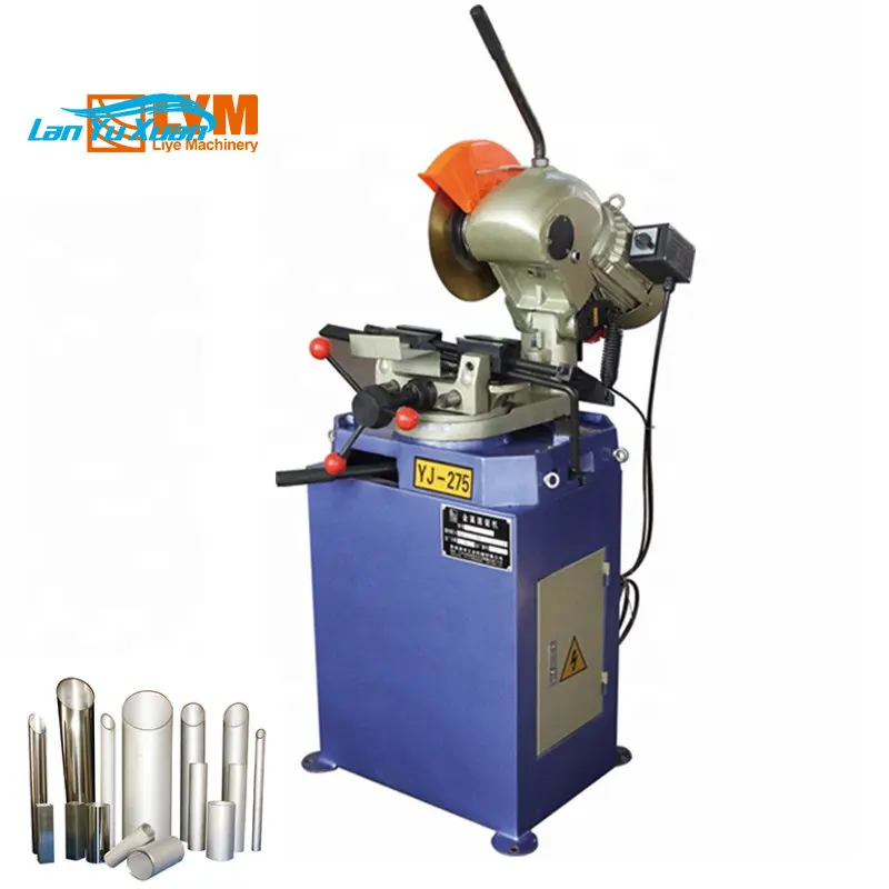 YJ-275S Pipe profile manual circular saw Square Stainless Steel tube cutting machines pipe cutting machine