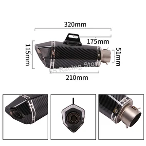 Motocicleta Yoshimura escape silencioso, Mid Link tubulação, carbono DB assassino, Honda NC700, NC700X, NC750, NC750X, NC750S, 2012-2023 8 principais vendas ponteira escapamento nc750x - №4