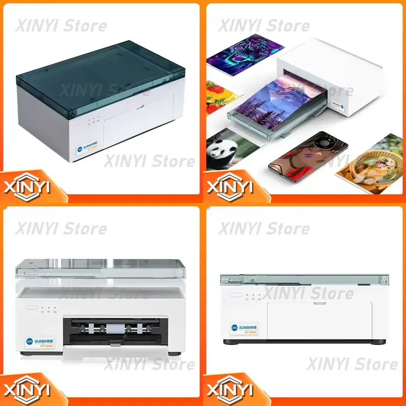 C1 Mini Mobile Phone DIY Color Film Printer WiFi Direct Color Film Printing Tool for Mobile Phones Below 7.5 Inches