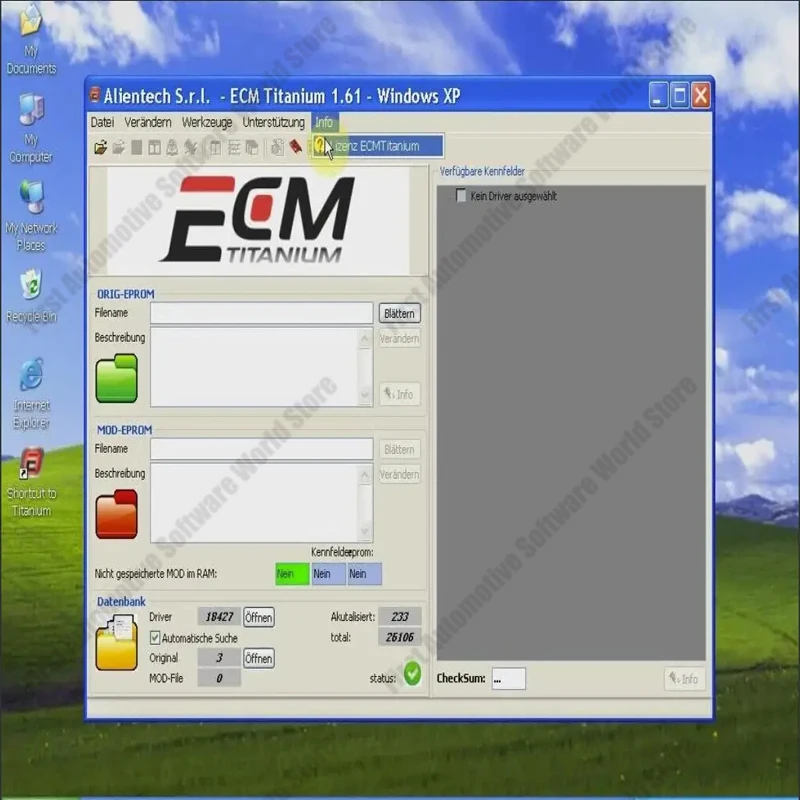 2024 Hot !ECM TITANIUM 1.61 With 26000 + Driver ECM 18259+ Drivers for ecu tool Send link or CD or USB windows 10