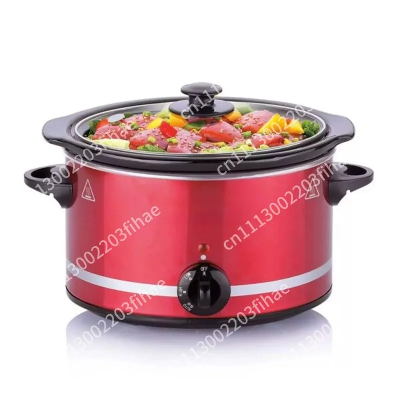 Ceramic liner cooking porridge complementary food heating electric stew pot 0.5-5 liters variety
