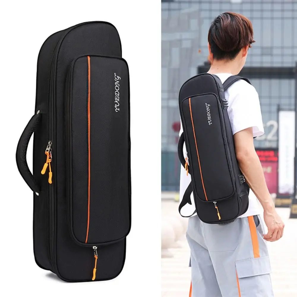 New Black Musical Instruments Trumpet Bag Oxford Cloth Waterproof Thicken Backpack Brass Instruments Parts Soft Storage Case