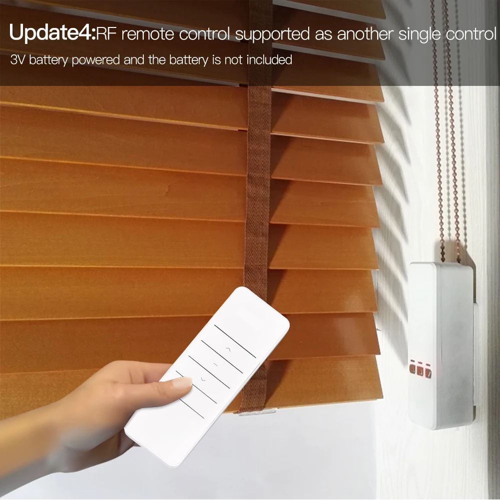 Moeshouse Smart Motorized Chain Roller Blinds,Tuya WiFi Remote Control Shade Shutter Drive Motor Work With Alexa/Google Home