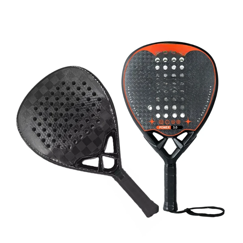 Pala tenis con forma diamante, raqueta Pádel con efecto áspero, arena carbono, 18k, más vendido