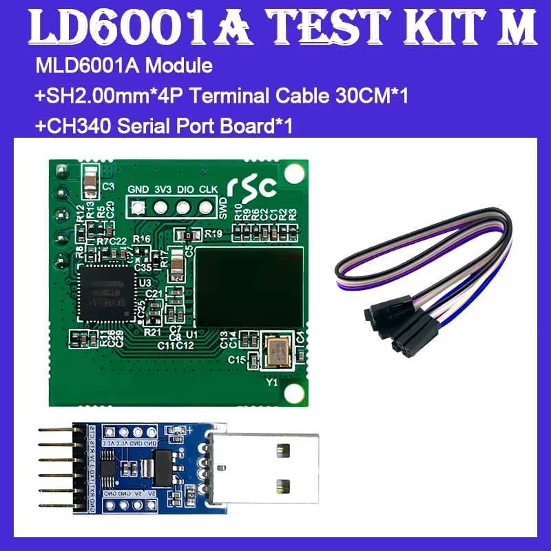 HLK-LD6001A 60GHz Millimeter Wave Radar Sensor Module for Multi-target 3D Human Presence Sensing