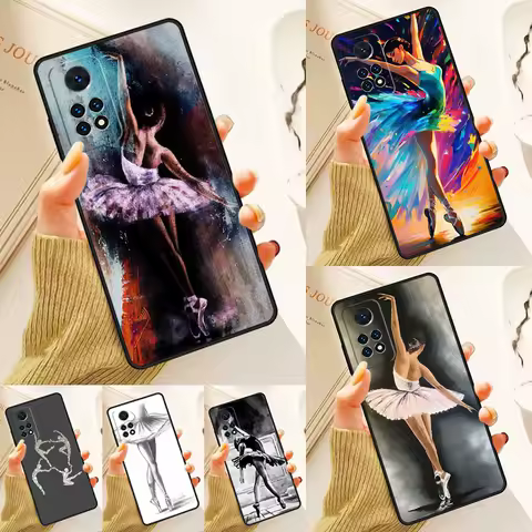 Ballet Dance Case For Samsung Galaxy S24 Plus S23 S20 S21FE Lite S22 Ultra Note 20 S8 S9 S10 Phone Coque