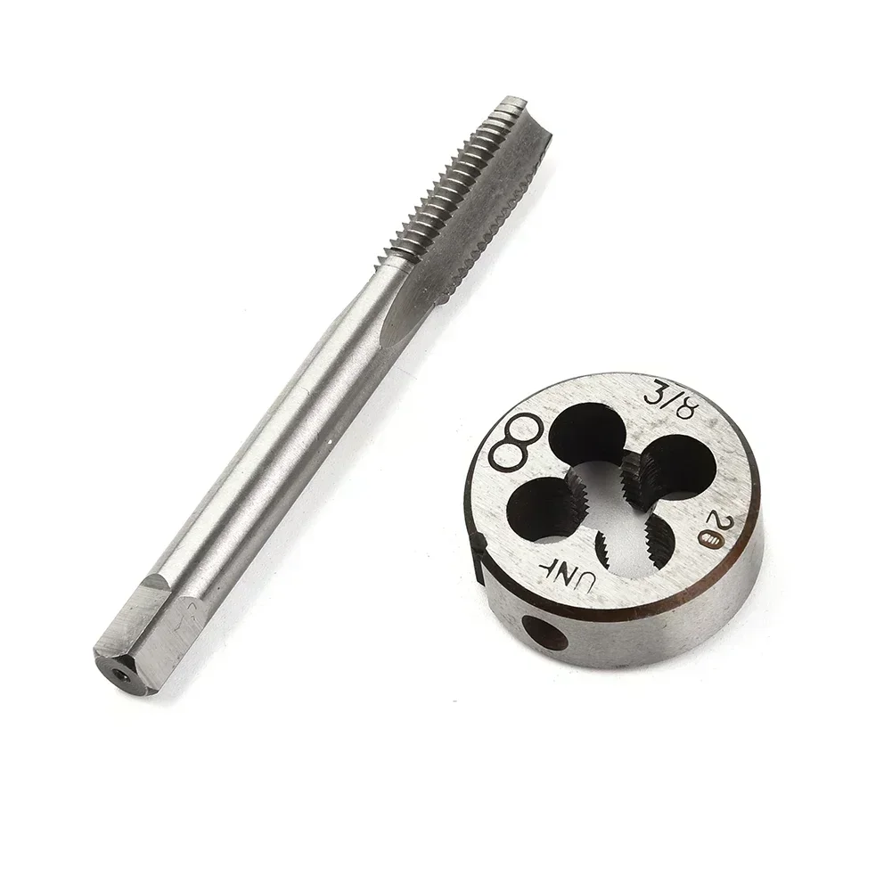 

2pcs HSS 6542 BSF 3/8- 20 Straight Flute Machine Taps Right Hand Pipe Tap And Die For Steel Metal Threading Working Tools Parts