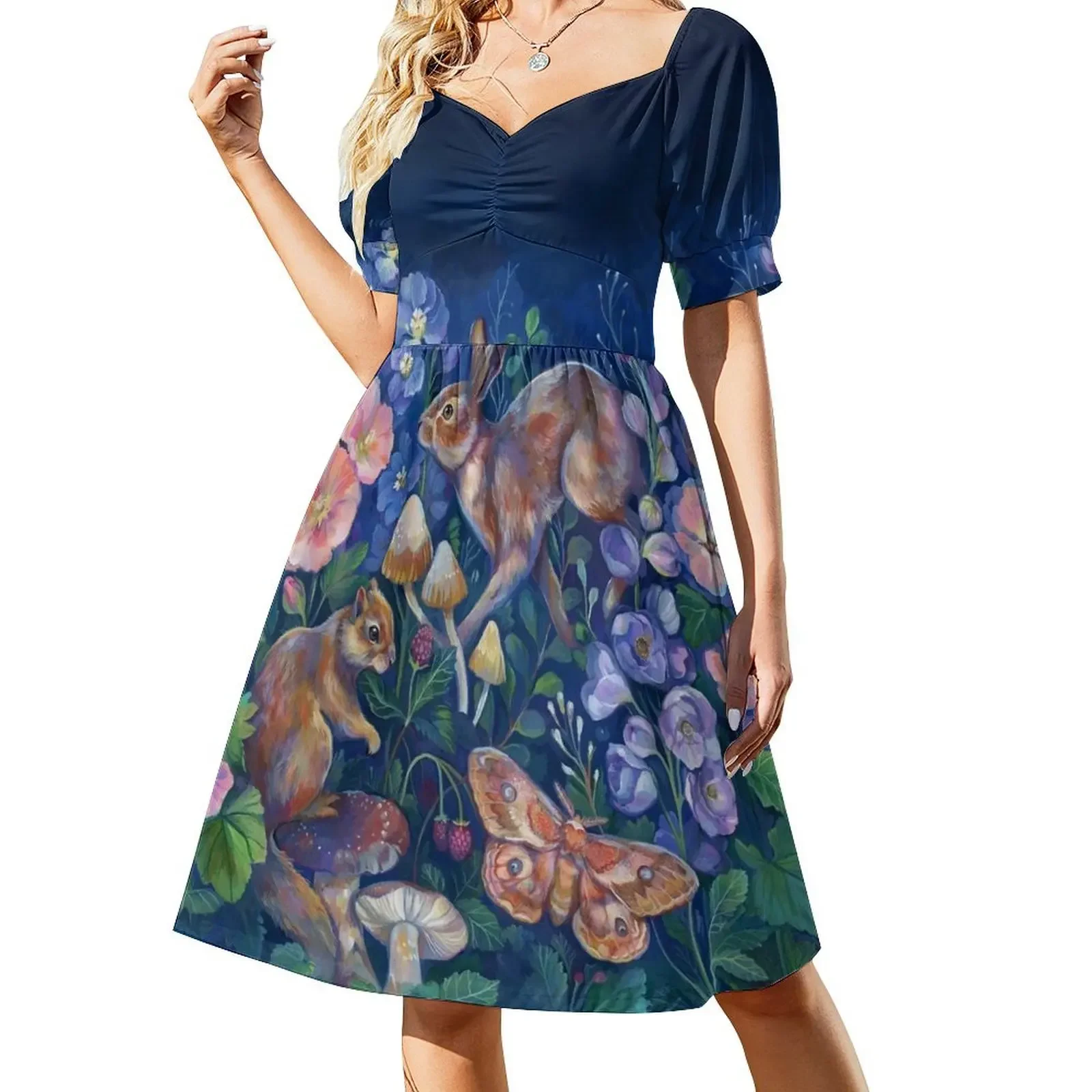 

Rabbit Floral Garden Sleeveless Dress dresses with long sleeves summer dress womens 2025 evening dress woman