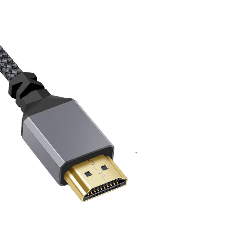 1M 2M 3M 5M 10M 4K 60HZ rozszerzenie mini HDMI do HDMI zwinięte elastyczny kabel z męskiego na męskie kabel z wtyczką HDMI-kompatybilne z komputerem