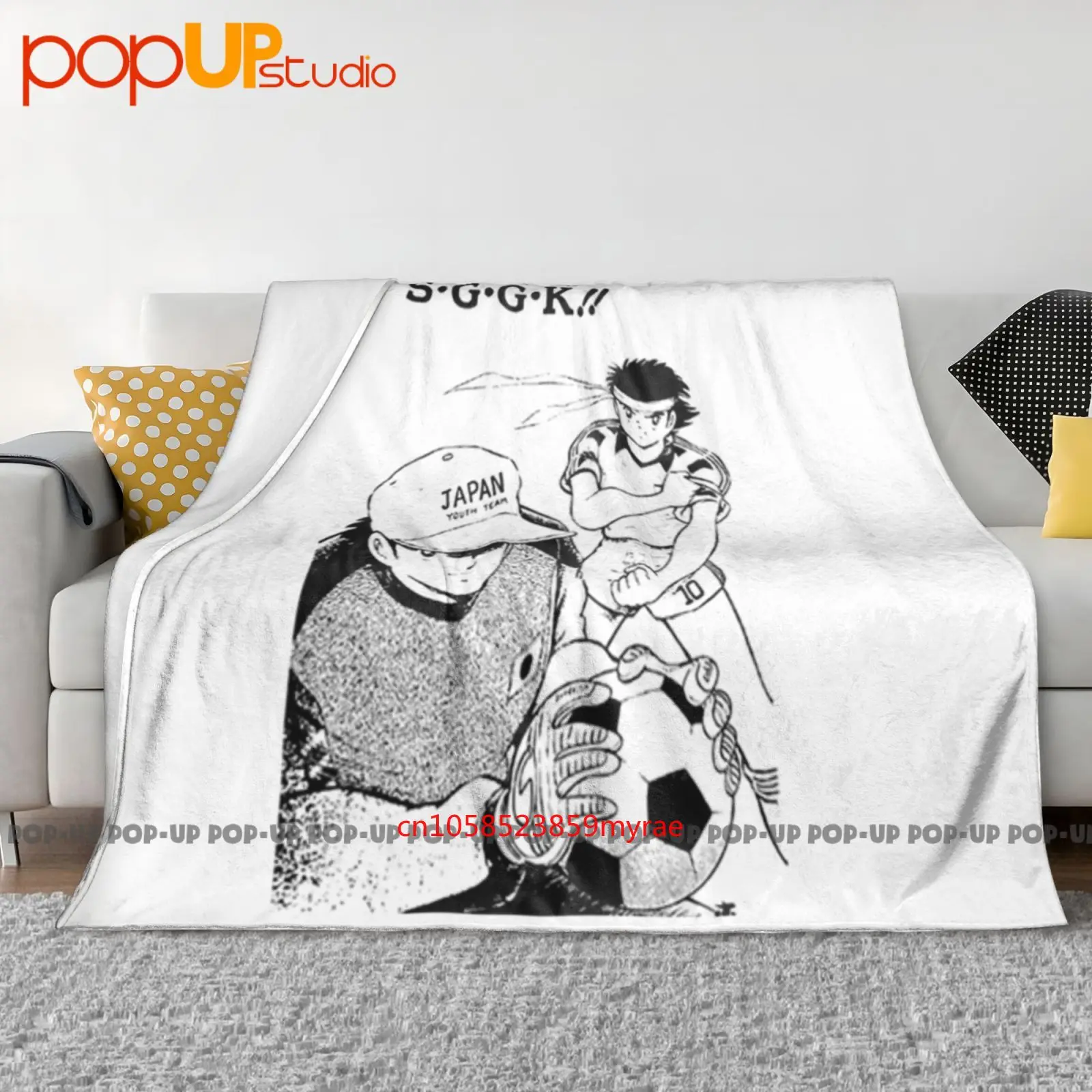 

Maglia Holly E Benji Captain Tsubasa Cartone Anni 80 Calcio Ultra-Soft Blanket Quilt Winter Sofa Cover Bed Covers