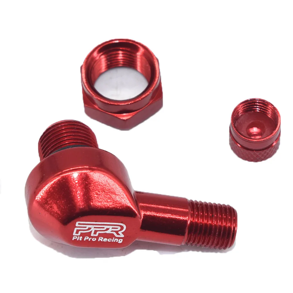 1PCS Universal Motorcycle Wheel Tire Valves Stem Cap Air Tire Cover 90 Degree CNC Aluminum Alloy Tubeless Valve Stems
