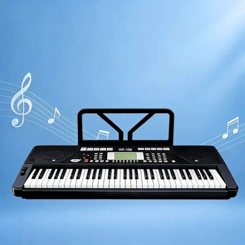 Smart Portable Electronic Organ Electronic Organ 61 Keys Beginner WK189 Strength Keyboard Adult Professional Playing Wholesale