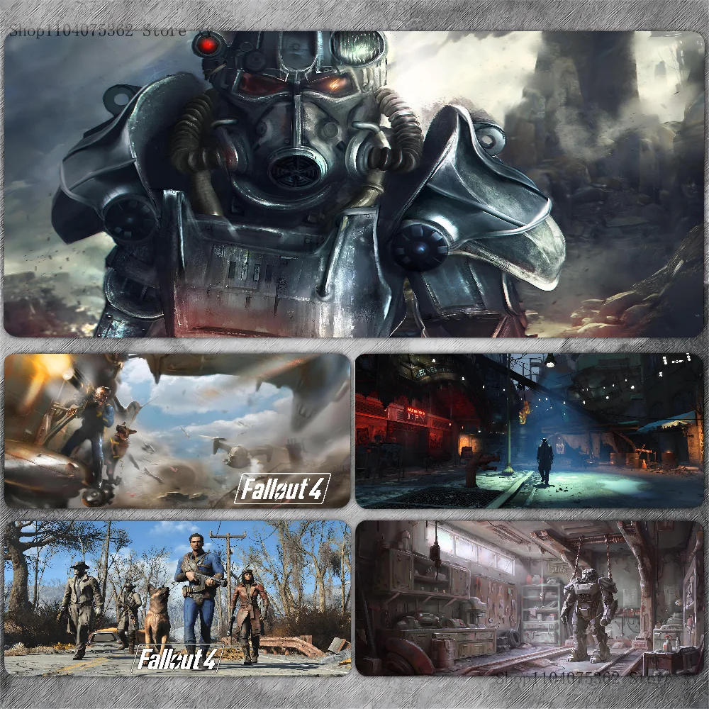 Fallout 4 Game Mousepad Large Keyboard Desk Mat Gaming Mouse Pad LockEdge Non-slip Mat